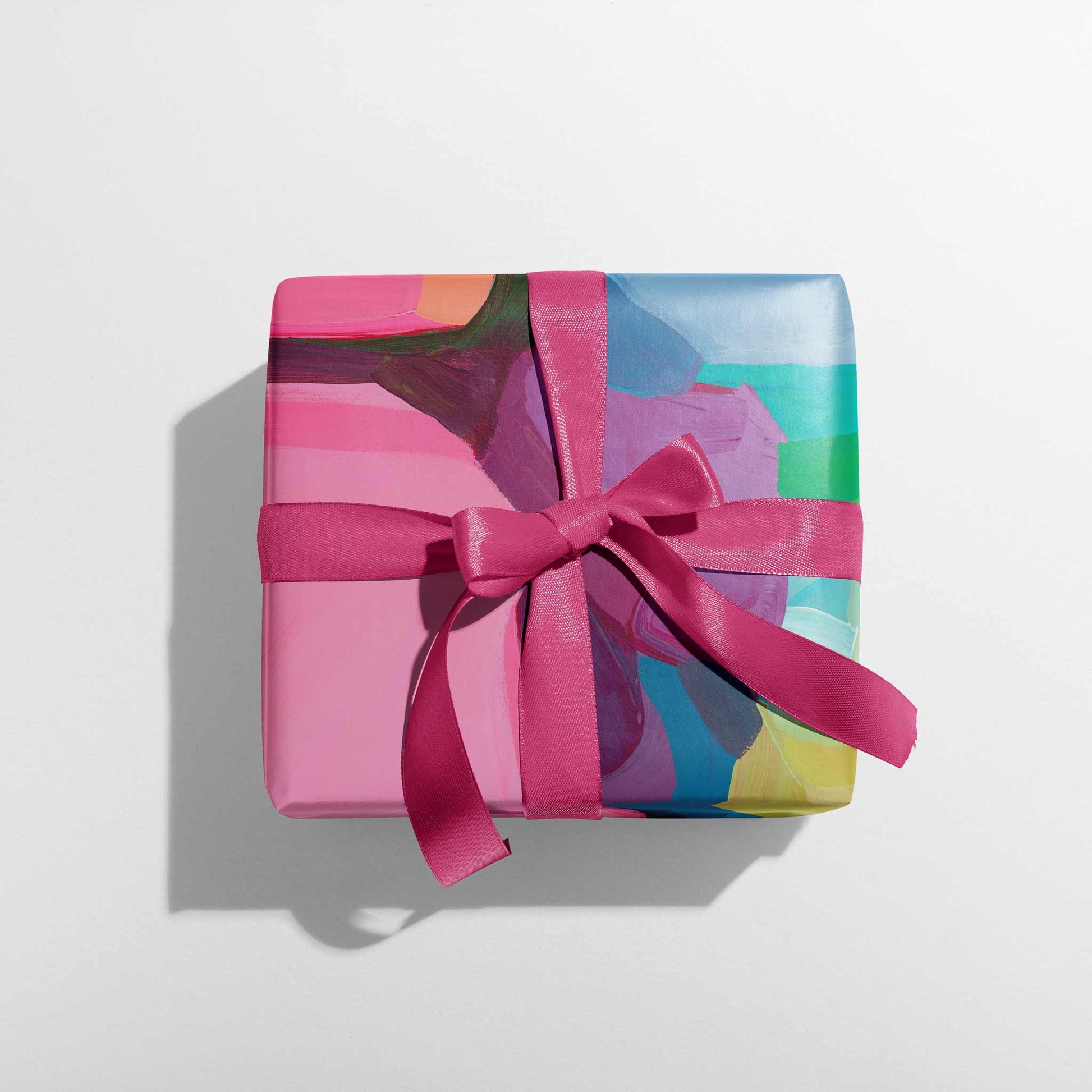 abstract pink gift wrapping paper uk