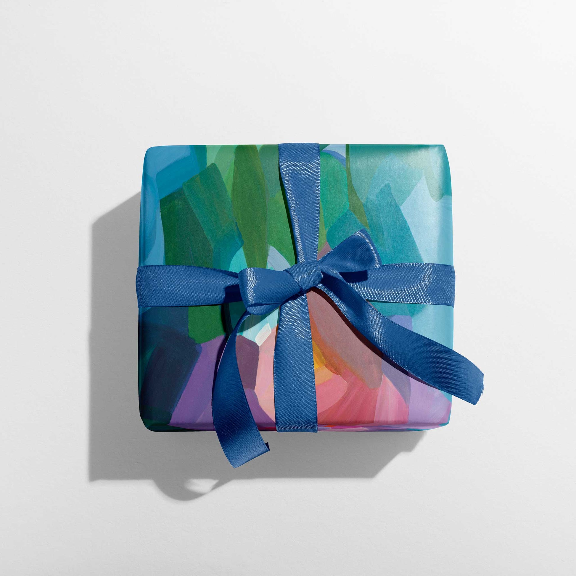 blue gift wrapping paper uk