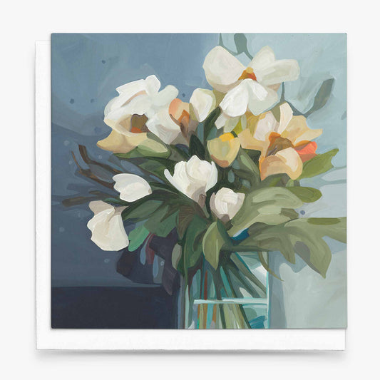 elegant floral art card uk