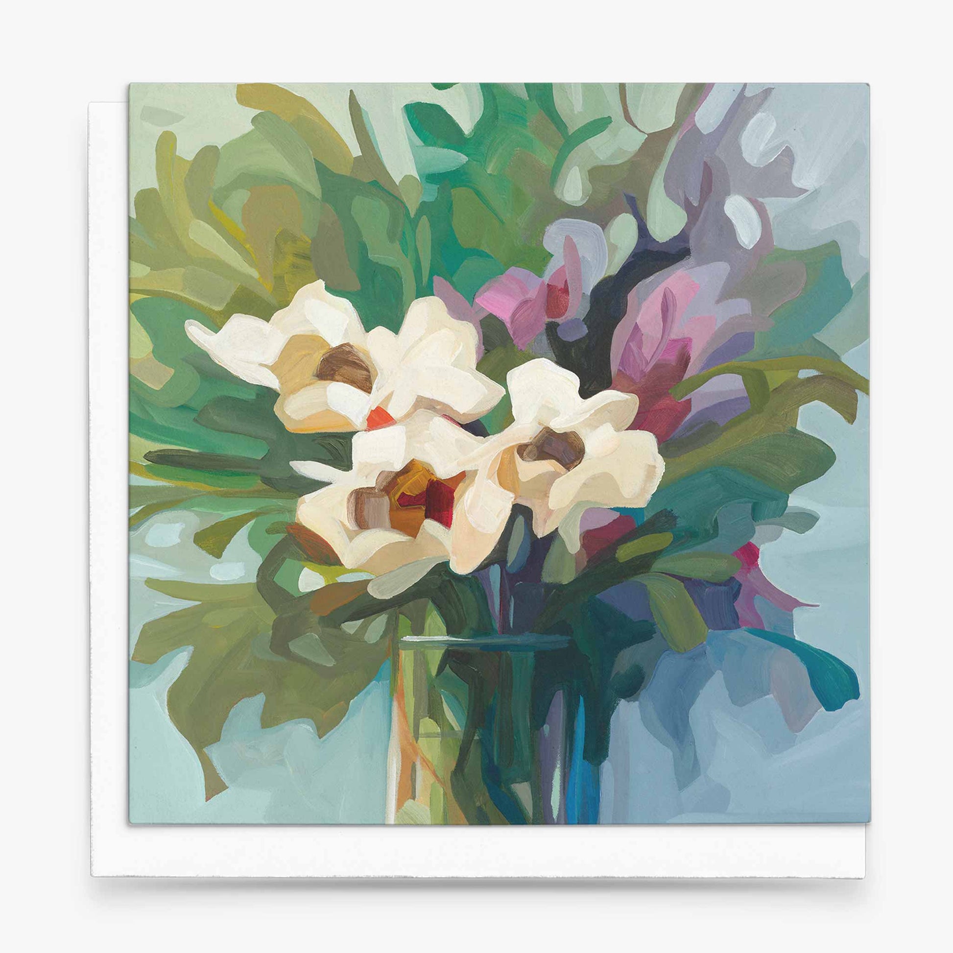abstract floral art cards uk