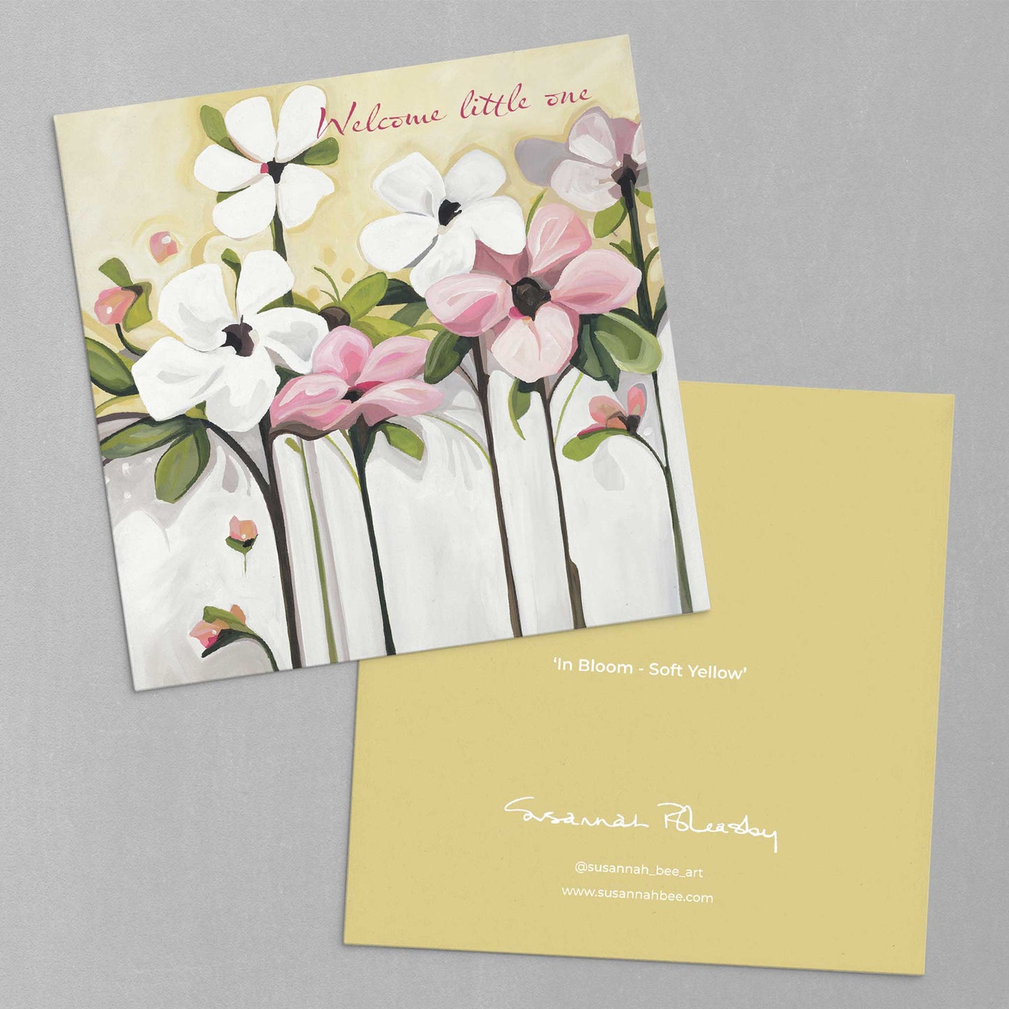 Newborn baby card