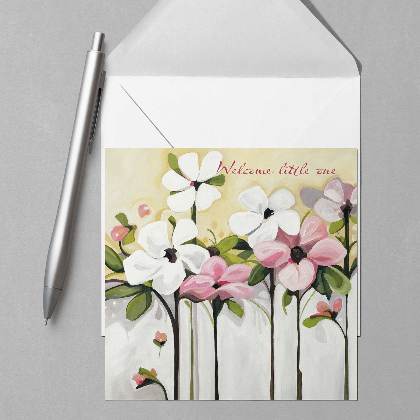 Newborn baby card