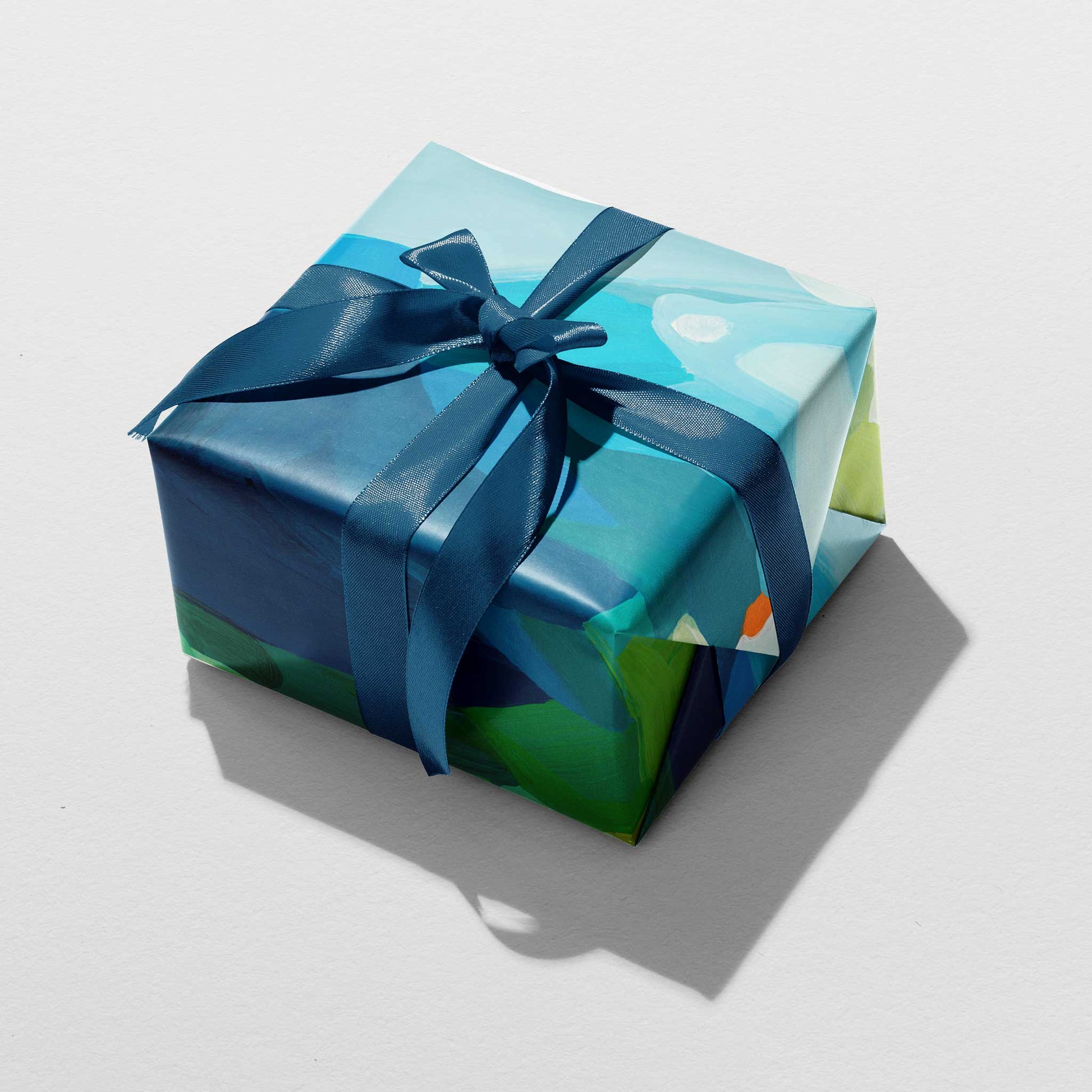 green blue gift wrap uk