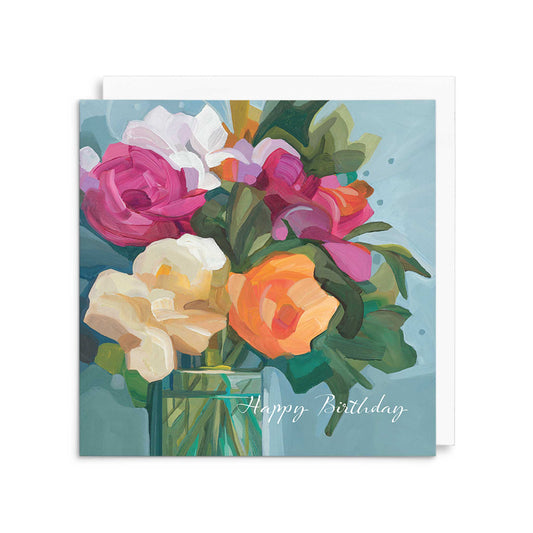 floral birthday cards uk