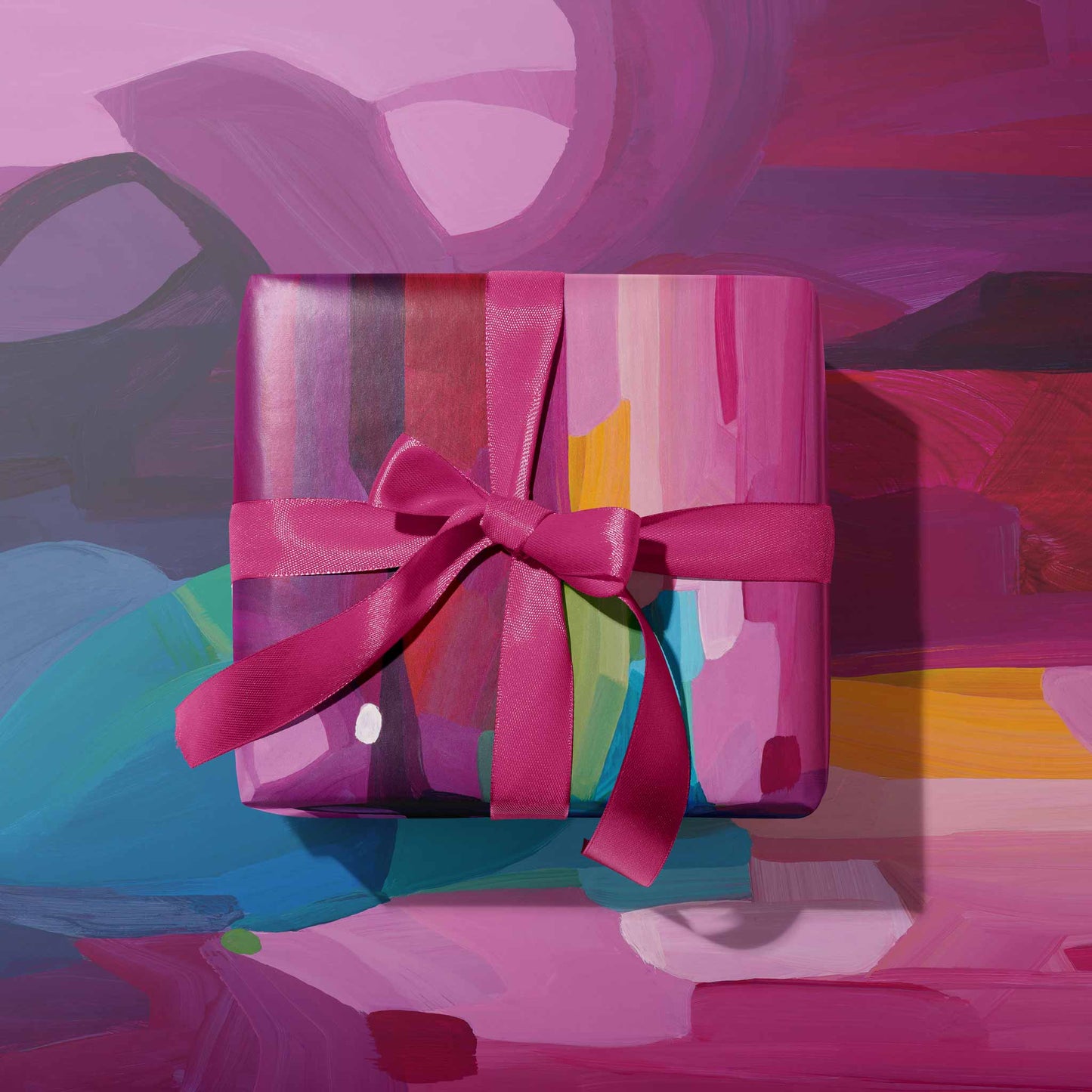 luxury magenta gift wrapping paper uk