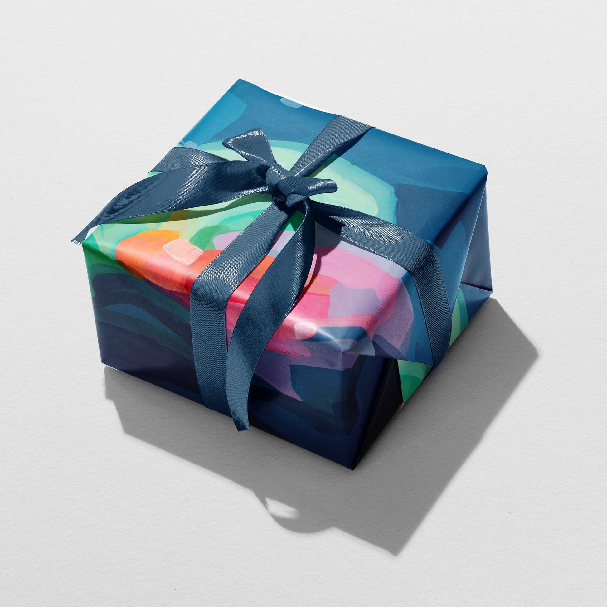 navy blue gift wrap uk