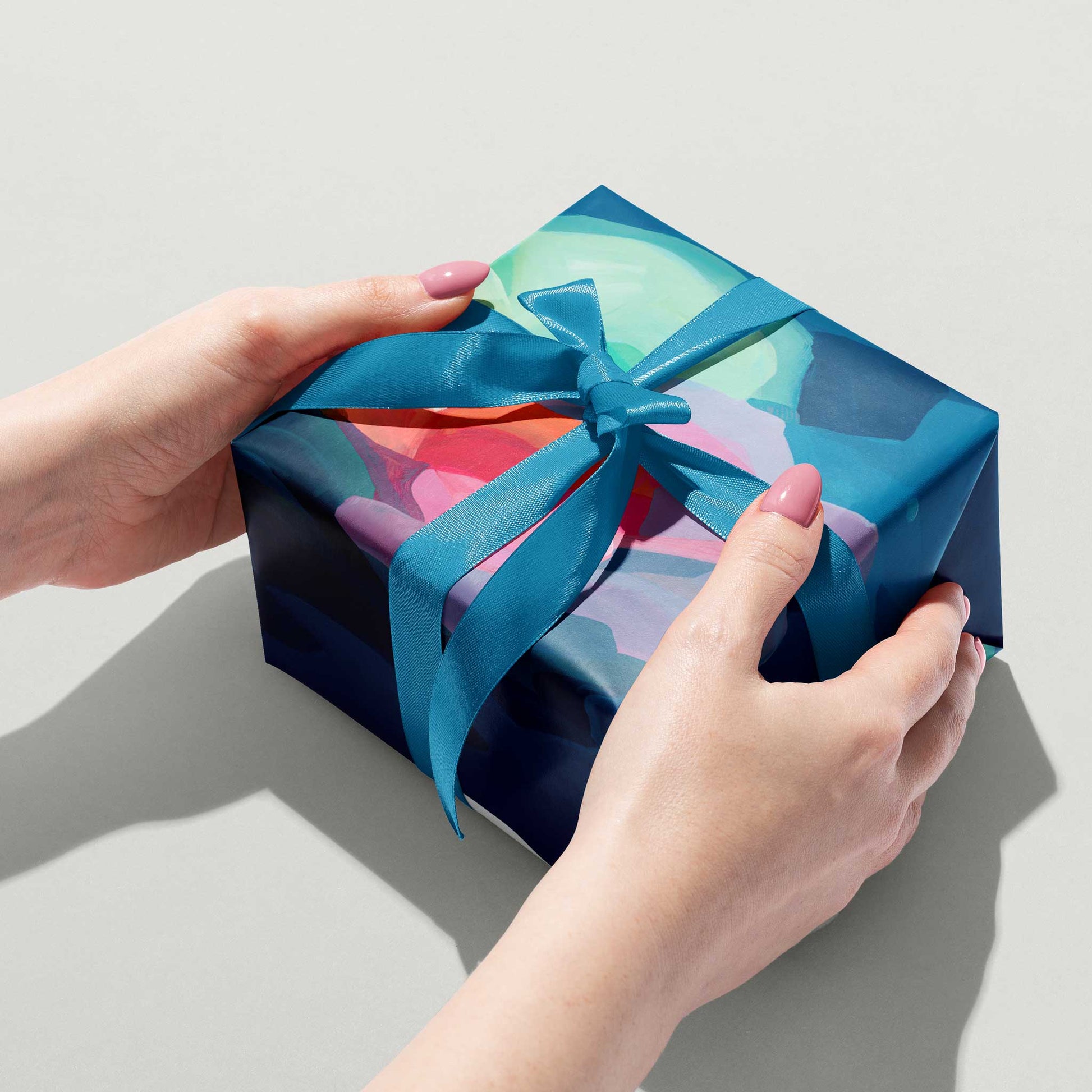 navy blue gift wrapping uk