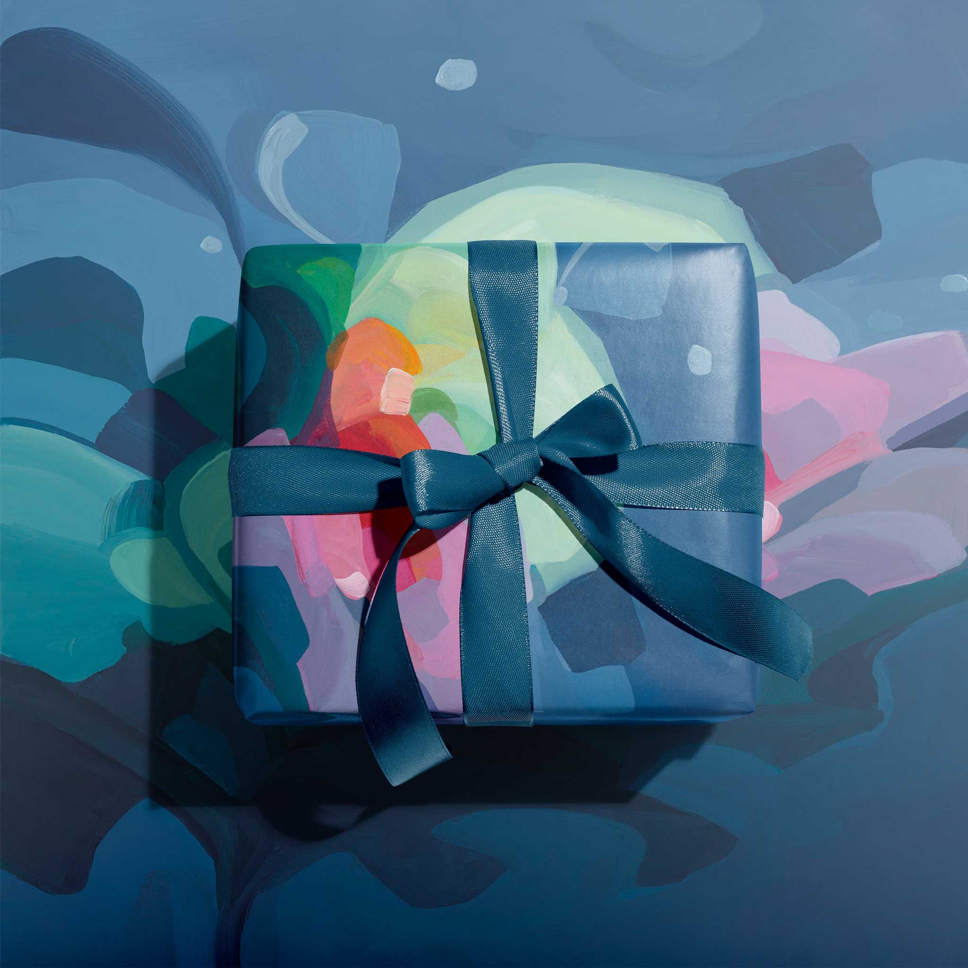 navy blue luxury wrapping paper uk