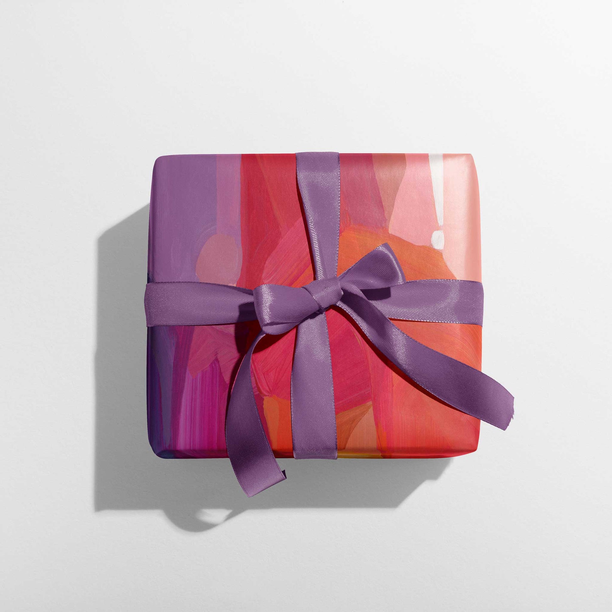 peach purple gift wrapping paper uk