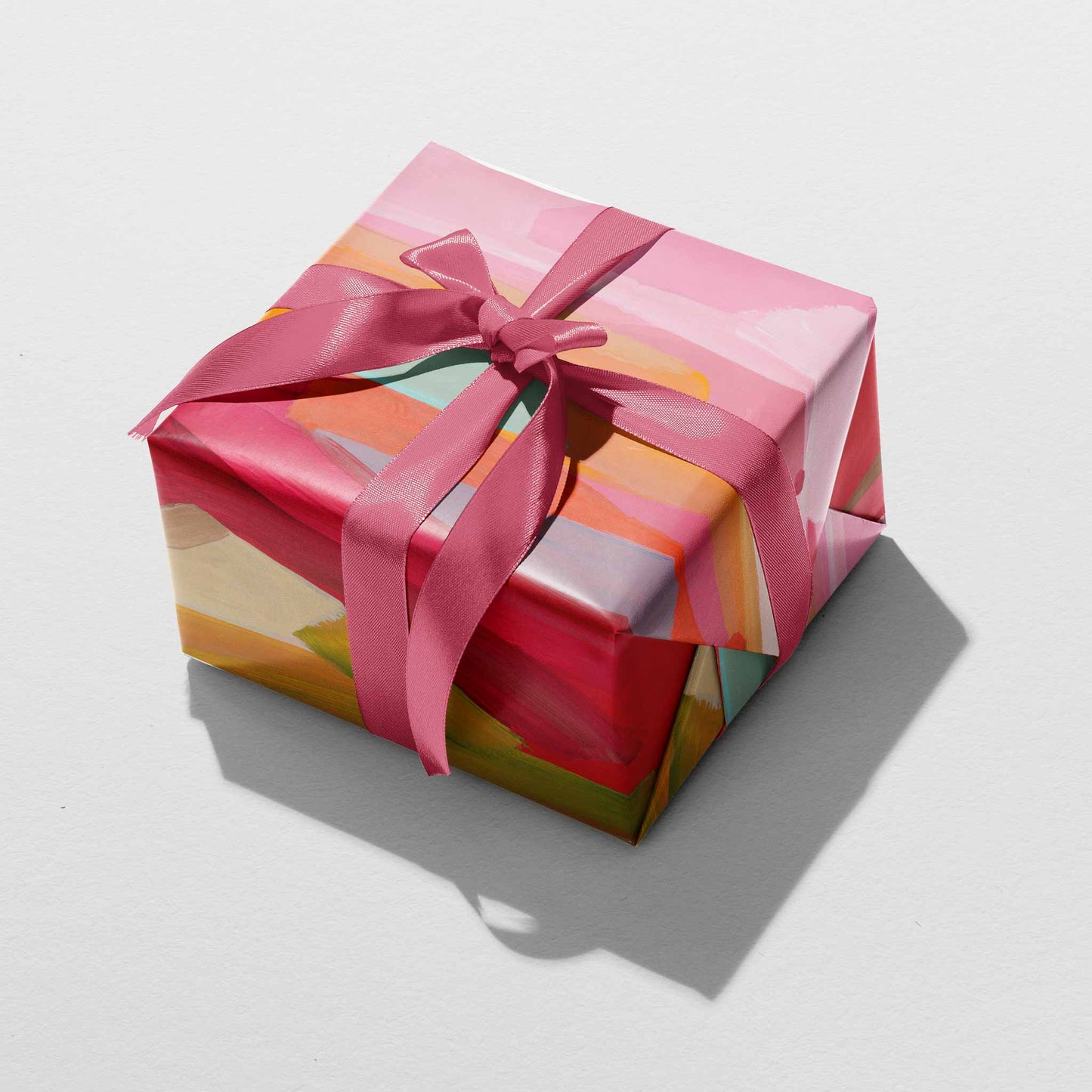 striped pink gift wrapping paper uk