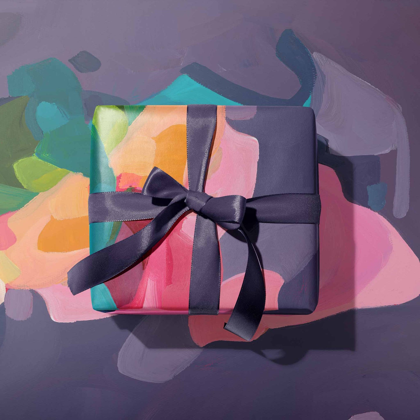 luxury purple gift wrapping paper