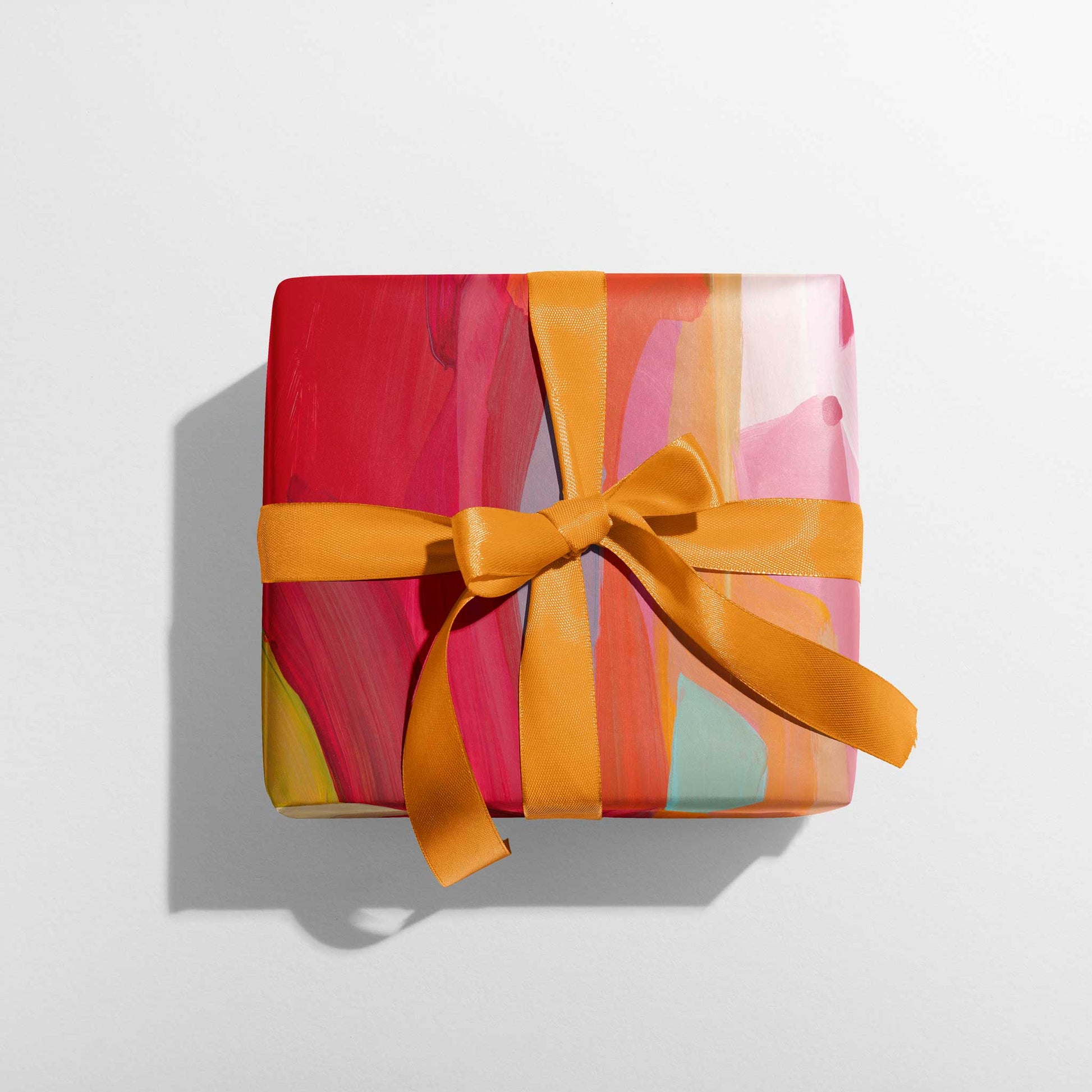 pink striped gift wrapping paper uk