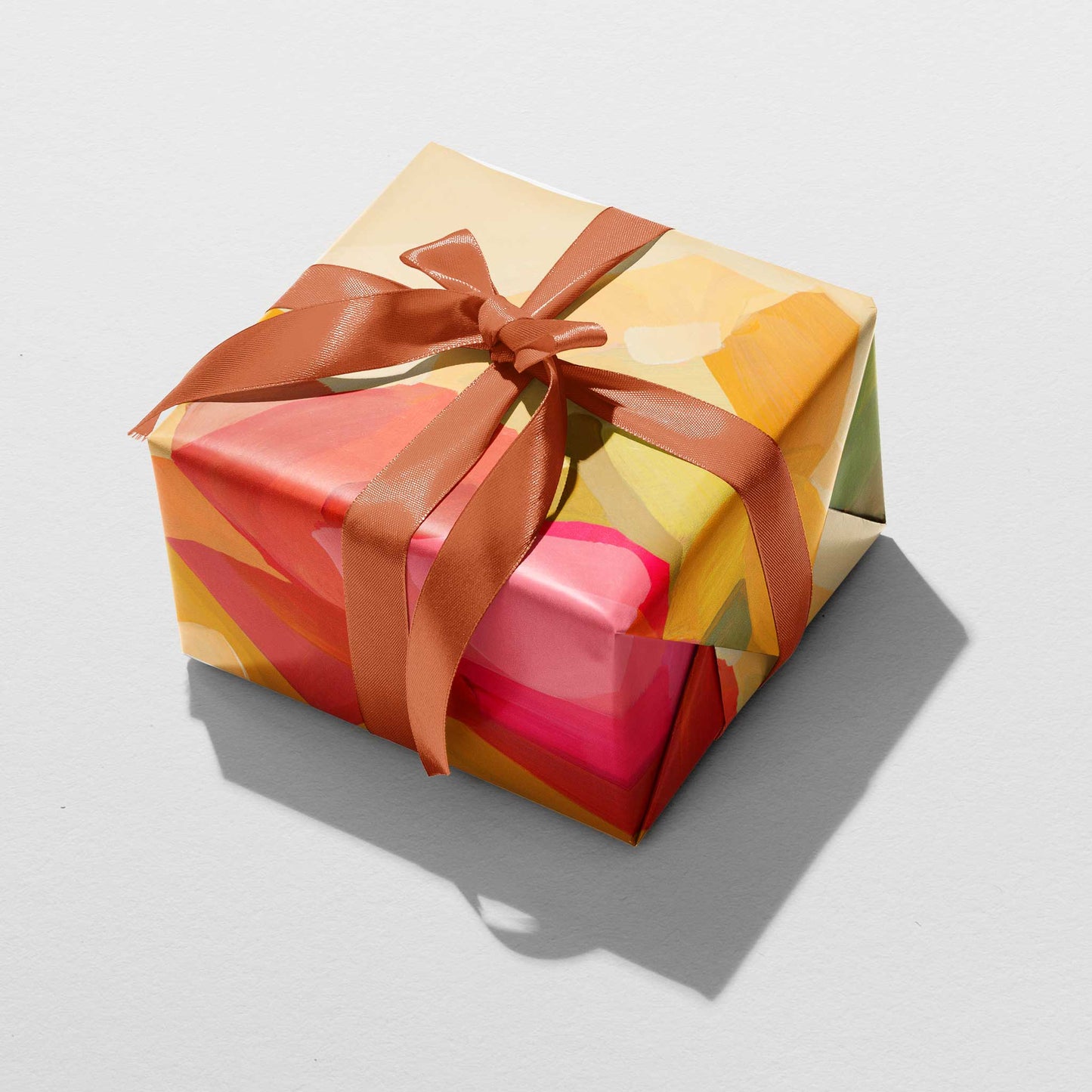 Yellow gift wrap