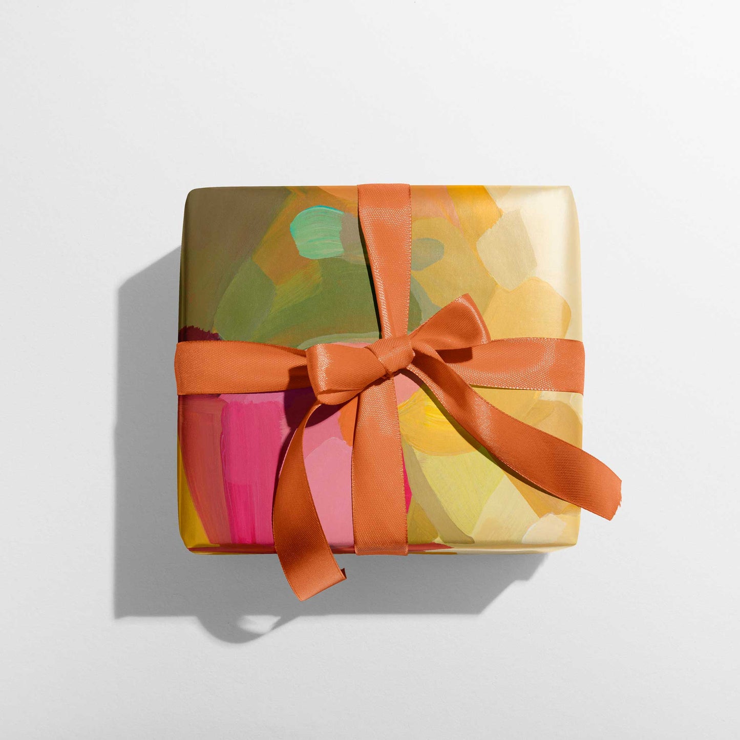 Yellow gift wrap
