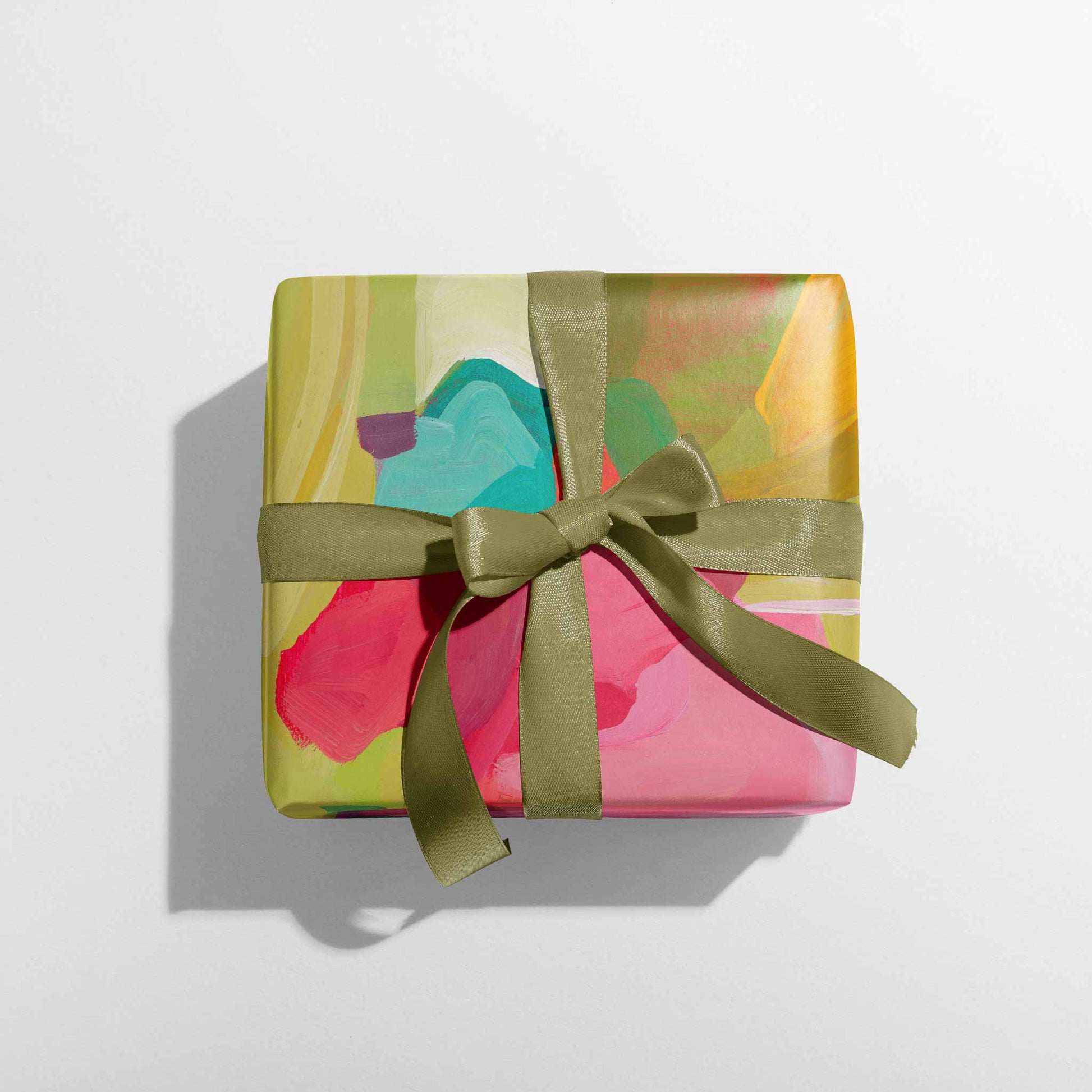 yellow green wrapping paper uk