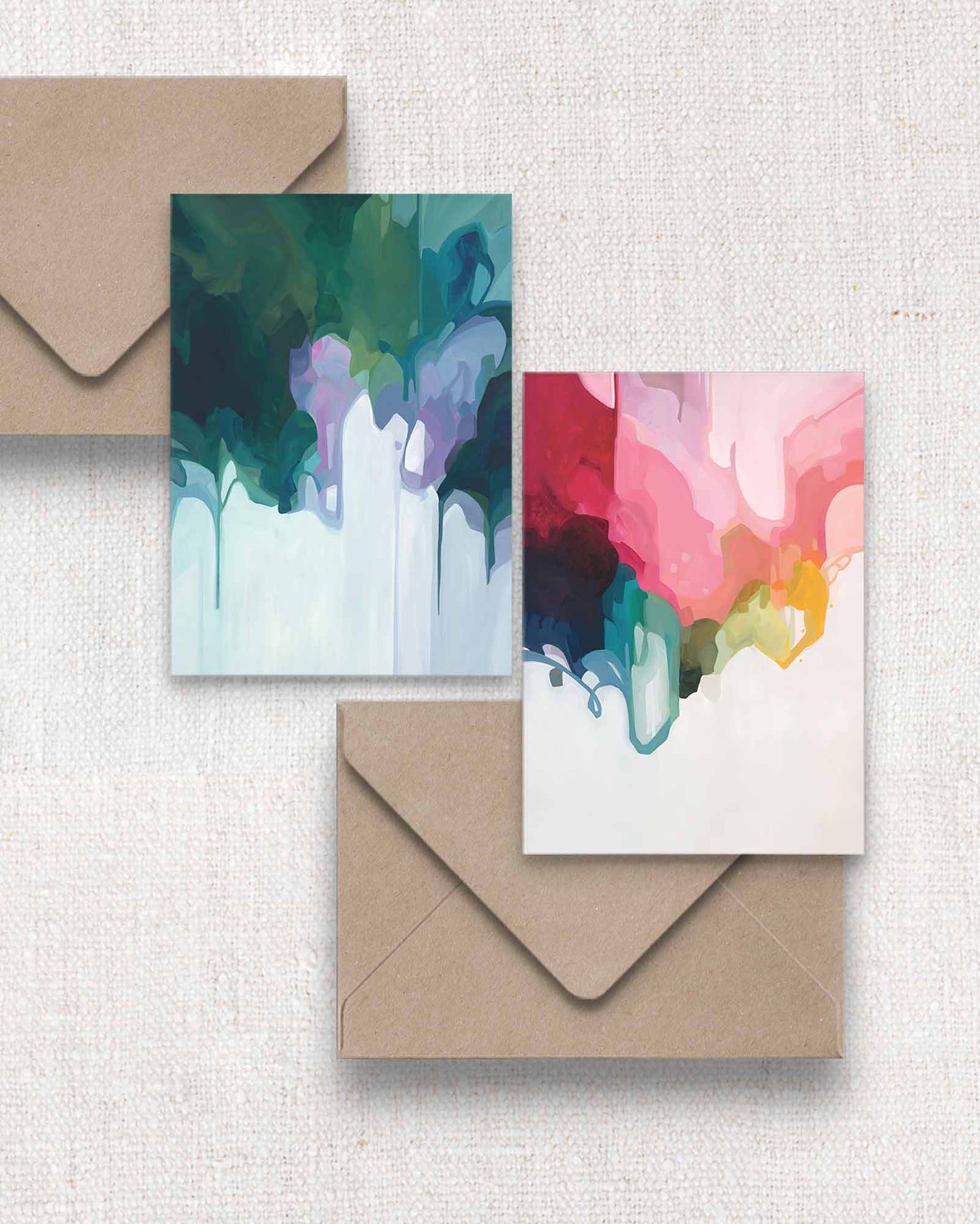 abstract A6 art greeting cards