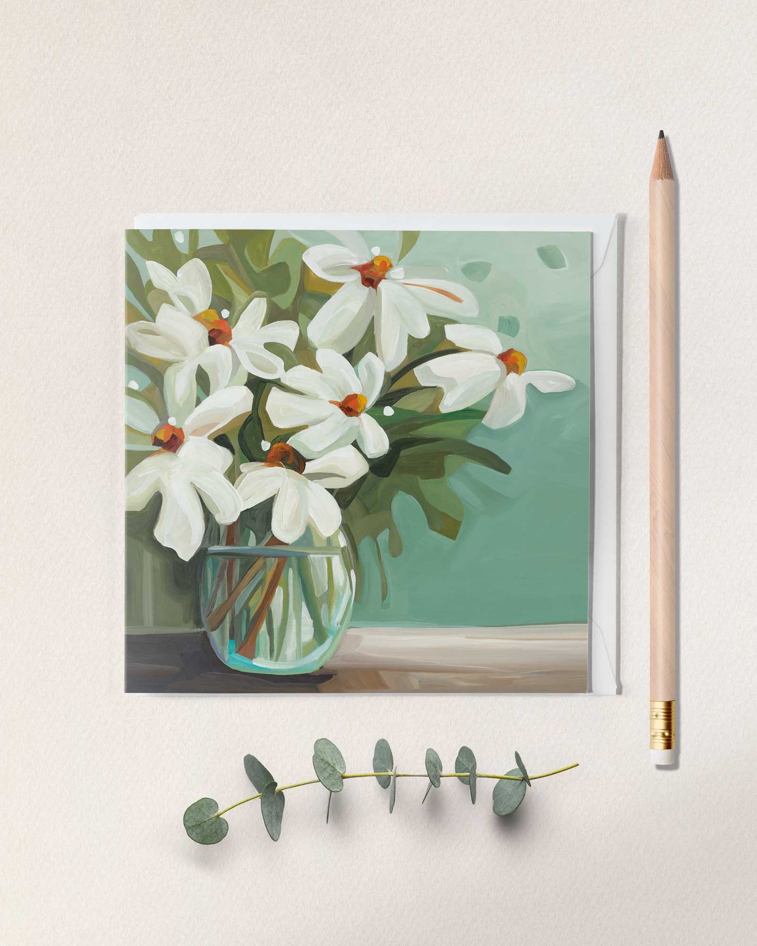 daisies art cards uk