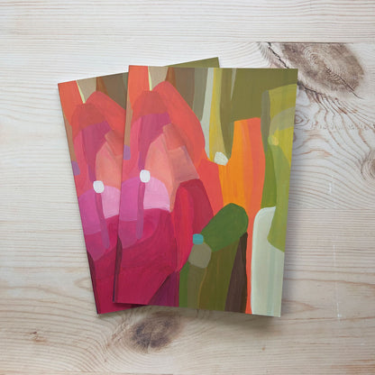 A5 notebooks UK green orange softcover notebooks