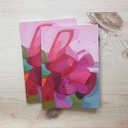 A5 notebooks UK pink abstract flower notebooks