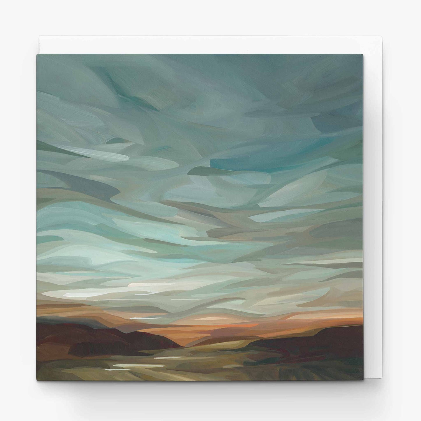 abstract sky art greeting cards