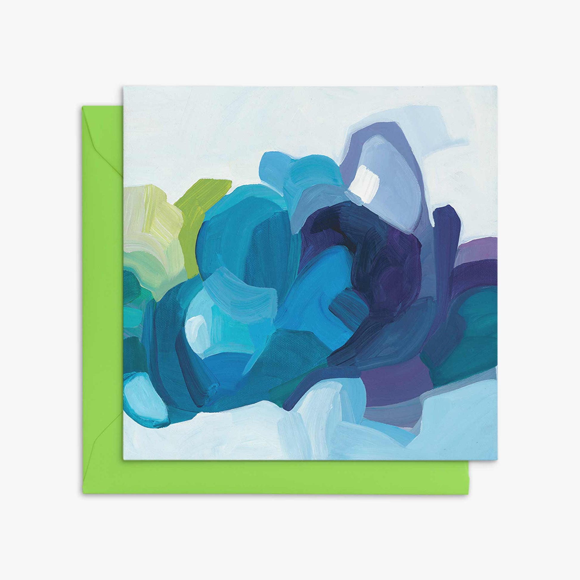 blue green art cards uk