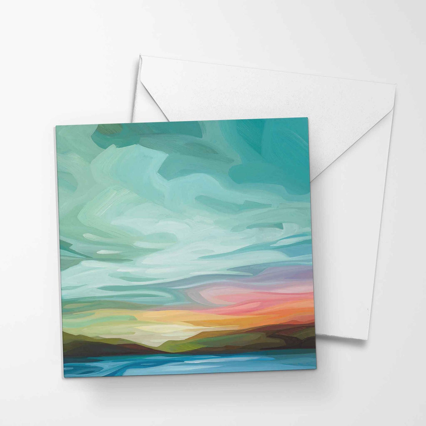 dreamy sky painting art card