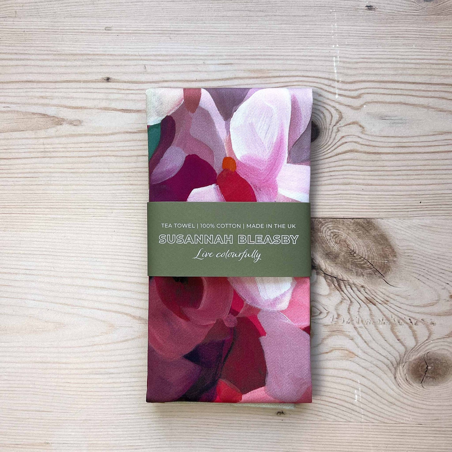 'Aviva' | Floral tea towel