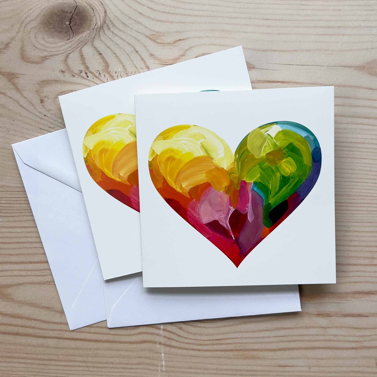 pride valentines love card happy heart