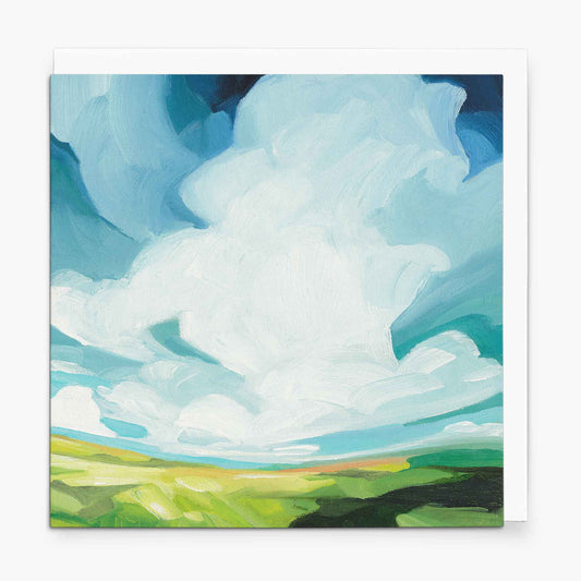 little big sky painting art card